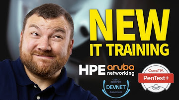 New IT Training | CompTIA PenTest+  HPE Aruba Networking Associate Cisco DevNet Associate
