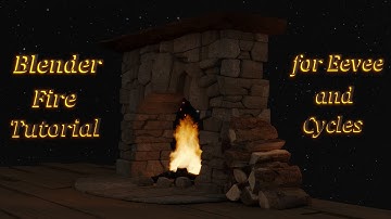 Realistic Fire, Smoke, and Embers, Blender Tutorial.
