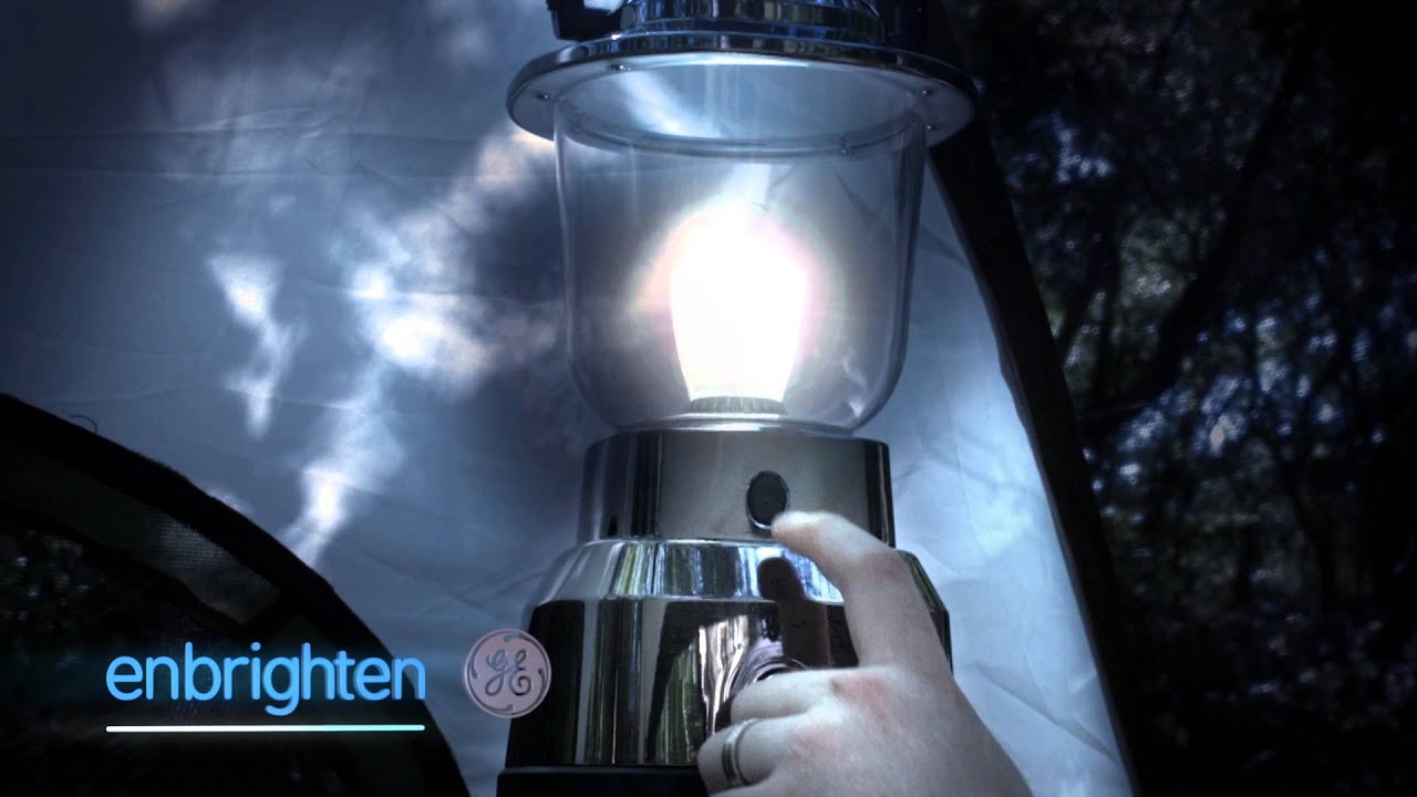 GE Enbrighten 500-Lumen LED Camping Lantern in the Camping Lanterns  department at