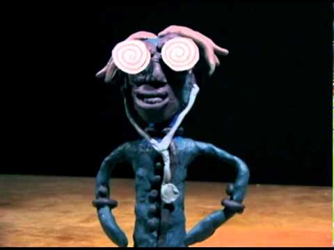 Dr. Insano's blue cousin can't laugh.