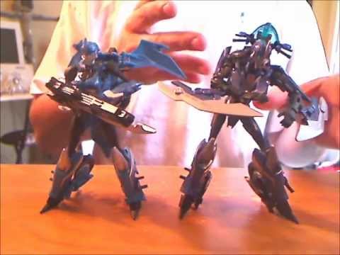 Transformers Prime First Edition Arcee vs. RID Arcee - YouTube