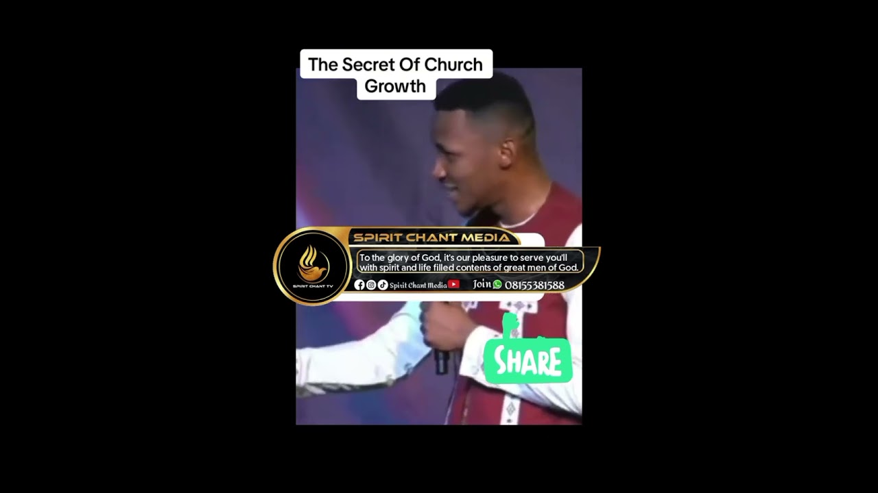 The Secret of Church growth ...If you're a minister, watch this video. Apostle Edu Udechukwu.