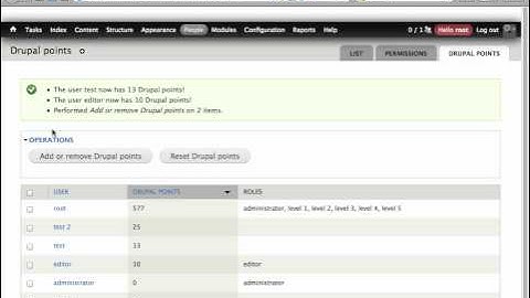 Rules Mastery 25 -- Award Drupal points (demo)
