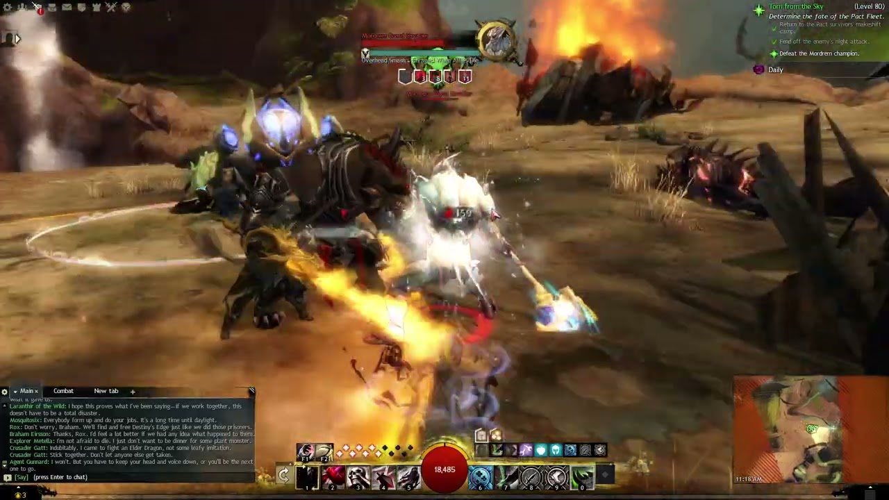 Guild Wars 2 - "Torn from the Sky" achievement, Heart of Thorns ...Thief Gameplay