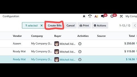 How to Create Bill in Odoo 19 | Complete Guide 2025