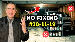 12 Garage Mistakes You'll Regret Living With