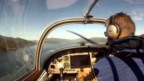 Falco F.8L in Marlborough, New Zealand.