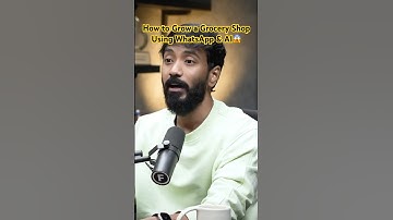 How to Grow a Grocery Shop Using WhatsApp & AI | Vaibhav Sisinty Strategy #viralshorts #yt