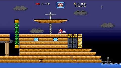 Custom smbx level: Ghost Ship.