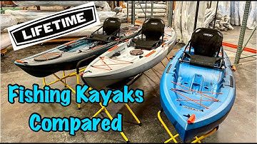Lifetime Fishing Kayaks Compared