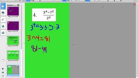 1.2 Video - Order of Operations