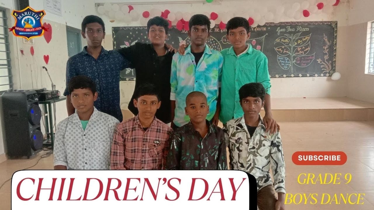 Grade 9 Boys Dance Performance | Children’s Day Celebration - YouTube