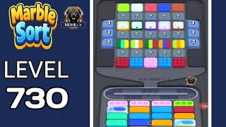 Marble Sort very hard level 730 walkthrough solution