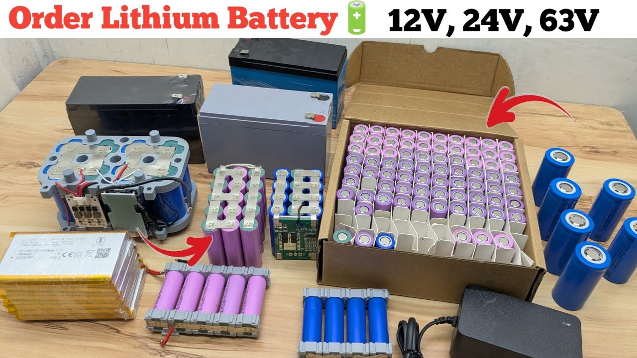 Order Lithium Battery Pack🔋| How to make Lithium Battery - YouTube