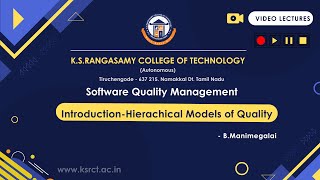 Software Quality Management | Introduction-Hierachical Models of Quality