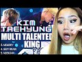 HE SPEAKS FRENCH?! 😍 BTS ‘KIM TAEHYUNG (BTS V) MULTI-TALENTED KING’  PART 2 👑💜 | REACTION/REVIEW