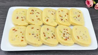 Never fail to make sweets again⁉️Malai Nut Sondesh in the shop's secret recipe‼️Malai Nut Sondesh screenshot 5