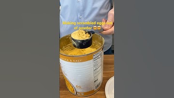 How to make powdered eggs