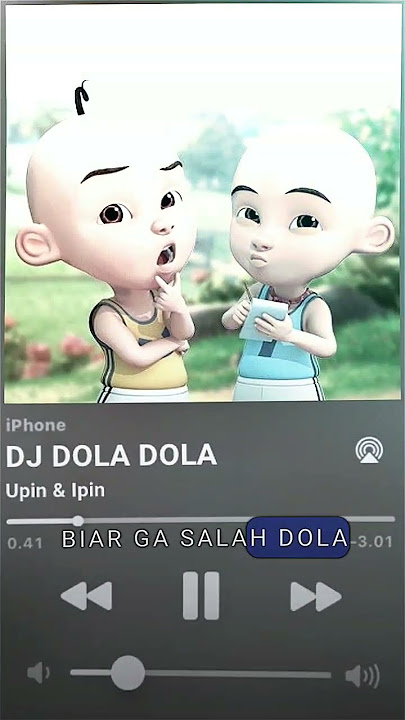 Dj dola dola versi Upin Ipin #jedagjedug #coverai #edit #upinipin #kartun