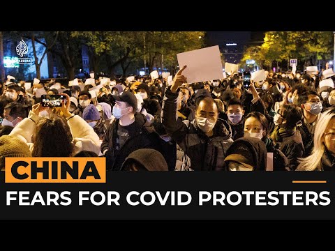 Zero-covid protesters ‘taken away’ in china | al jazeera newsfeed