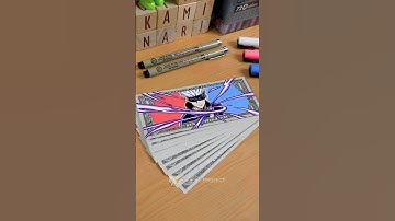 Drawing Gojo satoru on a Dollar 🤑 - with Apps AR drawing 🎨 #shorts #drawing #gojo
