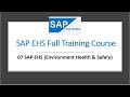 07 SAP EHS Environment Health &amp; Safety #sap #ehs#sapehs #phrase #management #dangerous #environment
