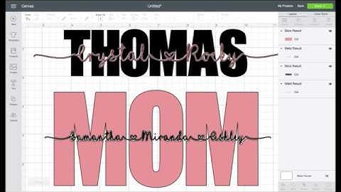 How To Do A Knockout Cricut Design Space