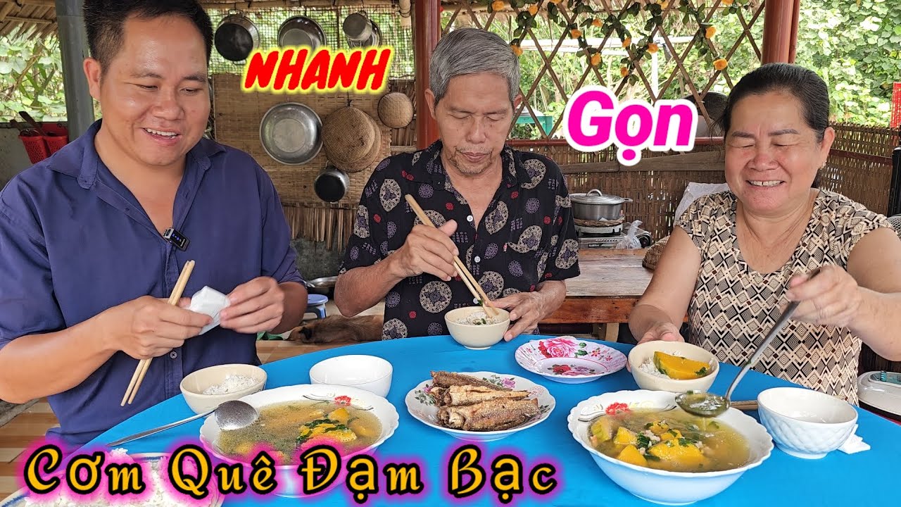 BỮA CƠM ĐẠM BẠC NHANH – GỌN – NGON | Chuẩn Vị Miền Tây Ăn Là Hao Cơm
