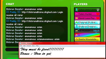 3 Bugs In StickRun *READ DESCRIPTION*