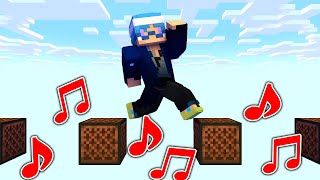 曲を奏でられるアスレチック【マインクラフト】