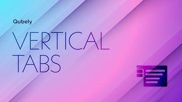 Vertical Tabs | Qubely—blocks addon for WordPress Gutenberg 2020