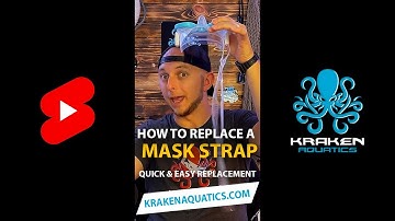 How to replace a dive mask strap #shorts