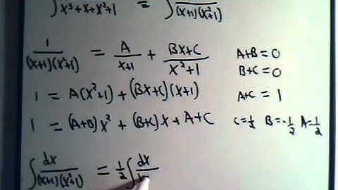 Integration By Partial Fractions Example 3