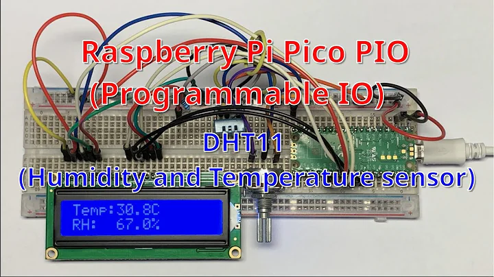 [Raspberry Pi Pico (MicroPython)] PIO: Ep 3,  Humidity and Temperature sensor(DHT11)