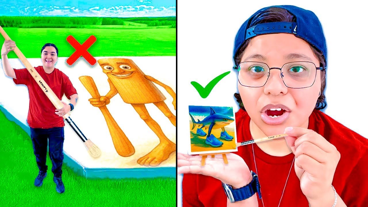 EL MEJOR DIBUJO GIGANTE VS PEQUEÑO DE LOS ITALIAN BRAINROT GANA $1,000 😱 | Pathofail