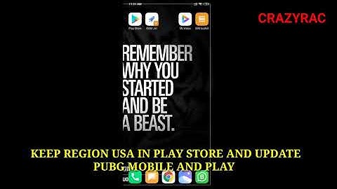 HOW TO UPDATE PUBG MOBILE 1.0 IN PLAY STORE AND APP STORE
