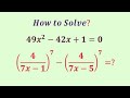 An Amazing Algebra Challenge | Olympiad Question | Can you Solve this? 