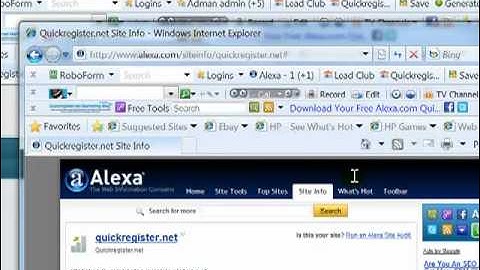 Alexa Toolbar