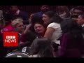 Politician learns of her child's murder in congress - BBC News