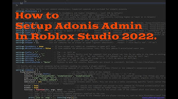 Adonis Admin Setup | Roblox Studio