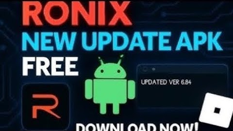 New Ronix Update |  Version - 2.691 | 💯 Working & Undetected | 💯 Antiban 