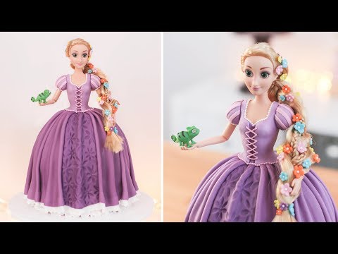 RAPUNZEL Doll Cake - TANGLED - Tan Dulce