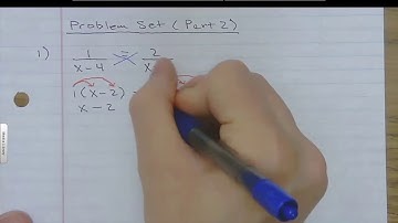 Rational Equations: Cross Multiplying