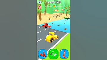 LEVEL 128.Shape shifting game very cool and gnarly hyper casual game. #shapeshifting #shorts #games