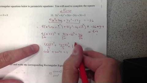 Parametric Equations Day 1 Part 3
