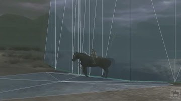 Shadow of the Colossus - Viewing the collision surfaces (E3 demo)