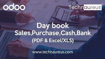 Odoo Daybook | Day Book Sales, Purchase, Cash & Bank