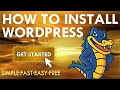 How to install wordpress with softaculous cpanel  2024  a hostgator wordpress install tutorial