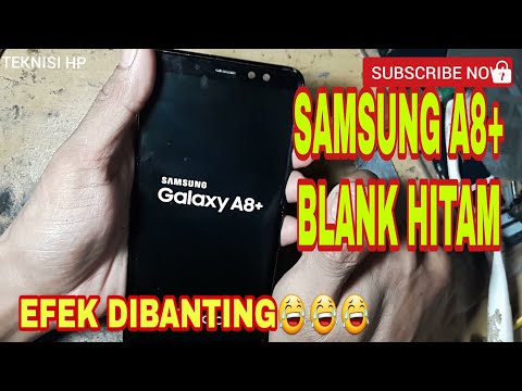 SAMSUNG A8+ BLANK HITAM