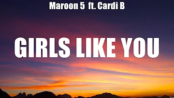 Girls Like You - Maroon 5  ft. Cardi B (Lyrics) - Save Your Tears, Snowman, Listen To Your Heart